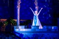 Elsa in A Frozen Holiday Wish at Magic Kingdom Park 6 Royalty Free Stock Photo