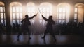 Hamlet Live Shakespeare Performance at Kronborg Castle - Hamlet and Laertes sword fight scene - Helsingor, Denmark