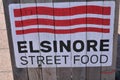 ELSINORE STREET FOOD SIGN IN ELSINORE DENMARK