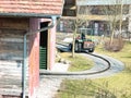 Elstal, Brandenburg, Germany - March 25, 2018: Modern outdoor kids park Karls Erlebnis-Dorf at Elstal