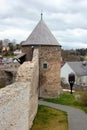 Ruins of the castle in Elsterberg, a town in the Vogtlandkreis district in Saxony, eastern Royalty Free Stock Photo