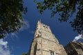 Elstow, Bedford, Bedfordshire, UK, July 2021, a View of Elstow Abbey