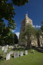 Elstow, Bedford, Bedfordshire, UK, July 2021, a View of Elstow Abbey