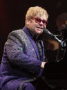 Elton John Performs in Concert Royalty Free Stock Photo