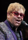 Elton John Performs in Concert Royalty Free Stock Photo