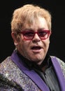 Elton John Performs in Concert Royalty Free Stock Photo