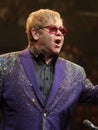 Elton John Performs in Concert Royalty Free Stock Photo