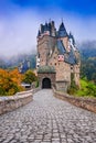 Eltz Castle or Burg Eltz. Rhineland-Palatinate Germany Royalty Free Stock Photo