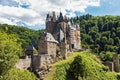 Eltz Castle in Germany on sunny summer day