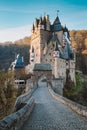 Eltz Castle at sunrise, Rheinland-Pfalz, Germany Royalty Free Stock Photo