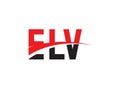 ELV Letter Initial Logo Design Vector Illustration Royalty Free Stock Photo
