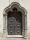 Elvas Cathedral Lateral Door Royalty Free Stock Photo