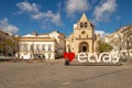 Elvas, Portugal - March 09,2023: Cathedral of the city of Elvas.Elvas cathedral Royalty Free Stock Photo