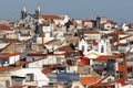 ELVAS, PORTUGAL: View of the Old Town from the city walls Royalty Free Stock Photo