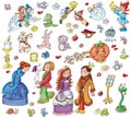 Elves fairy kings Queen Children adhesives,