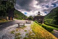 Elveseter - July 29, 2018: The Elveseter hotel outdoors resort, Norway