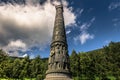 Elveseter - July 29, 2018: Stone spire in the Elveseter hotel, Norway Royalty Free Stock Photo