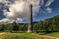 Elveseter - July 29, 2018: Stone spire in the Elveseter hotel, Norway