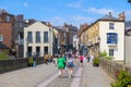 Elvet Bridge Street, Durham, England, UK Royalty Free Stock Photo