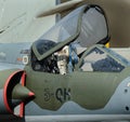 Elvington, york, Yorkshire, UK. March, 2024. The Dassault Mirage III cockpit. Royalty Free Stock Photo