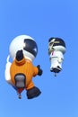 Elvis and asronaut hot air balloons