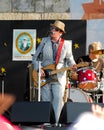 Elvis Costello at Newport Folk Festival. Royalty Free Stock Photo