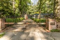 Front gate at Elvis Presley family 1956 home