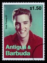 Elvis Presely Postage Stamp Royalty Free Stock Photo