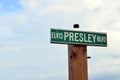 Elvis Presley Blvd Boulevard Sign Post