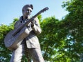 Elvis Presley Downtown Memphis, Tennessee Statue Royalty Free Stock Photo