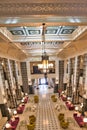 Lobby of the Magnificent Mayo Hotel, Tulsa, Oklahoma. Restored Art Deco Tourisim Destination Royalty Free Stock Photo