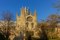 ELY, CAMBRIDGESHIRE/UK - NOVEMBER 23 : Exterior view of Ely Cathedral in Ely on November 23, 2012 Royalty Free Stock Photo