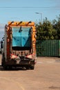 Ely, Cambridgeshire UK. September 24, 2021 : Back end of Dustcart.