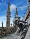 Ely Cathedral view with blue sky England, December 2019 Royalty Free Stock Photo