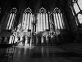 Ely Cathedral Lady Chapel in black and white Royalty Free Stock Photo
