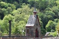 Roes, Germany - 08 16 2022: Chapel on the Elz bridge