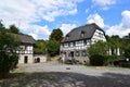 Roes, Germany - 08 16 2022: Pyrmonter MÃÂ¼hle, retaurant