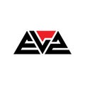 ELZ triangle letter logo design with triangle shape. ELZ triangle logo design monogram. ELZ triangle vector logo template with red Royalty Free Stock Photo
