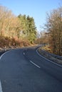 Kehrig, Germany - 12 21 2021: sunny serpentine out of Elztal in winter Royalty Free Stock Photo