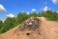 Ema mound in Ostrava Royalty Free Stock Photo