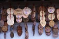 `Ema` Votive picture tablet in the Japanese shrine.