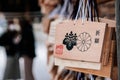 Ema wooden Wishing Plaques of Meiji Jingu Shrine in Tokyo