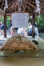 Ema (Wooden Wishing Plaques) at Nonomiya Shrine Royalty Free Stock Photo