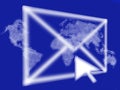 Email-abstract graphic Royalty Free Stock Photo