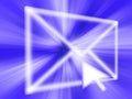 Email-abstract graphic Royalty Free Stock Photo