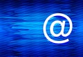 Email address icon aqua wave abstract blue background illustration Royalty Free Stock Photo