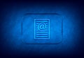 Email address page icon abstract digital design blue background Royalty Free Stock Photo