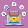 Email advertising design