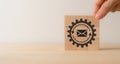 Email automation, email marketing, marketing automation concept