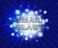 Email Blast Newsletter Promotion Delivering 3d Illustration